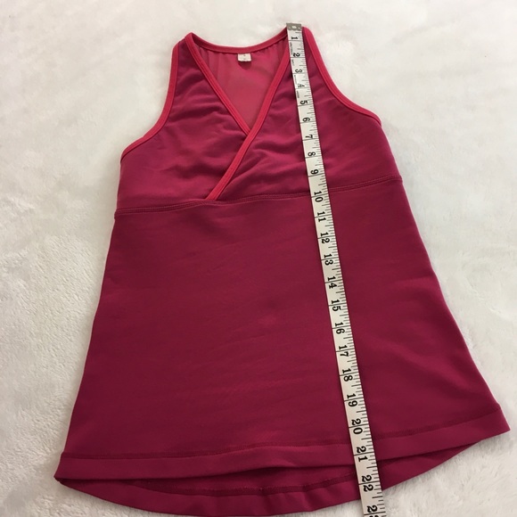 Lululemon Tank Top Mesh Racerback Size 6 - Picture 5 of 8